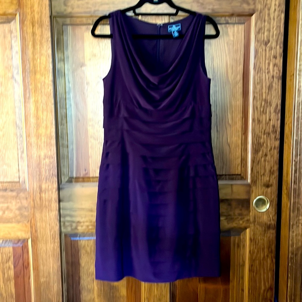 Dark Purple Formal dress. Plum Formal Dress size 10